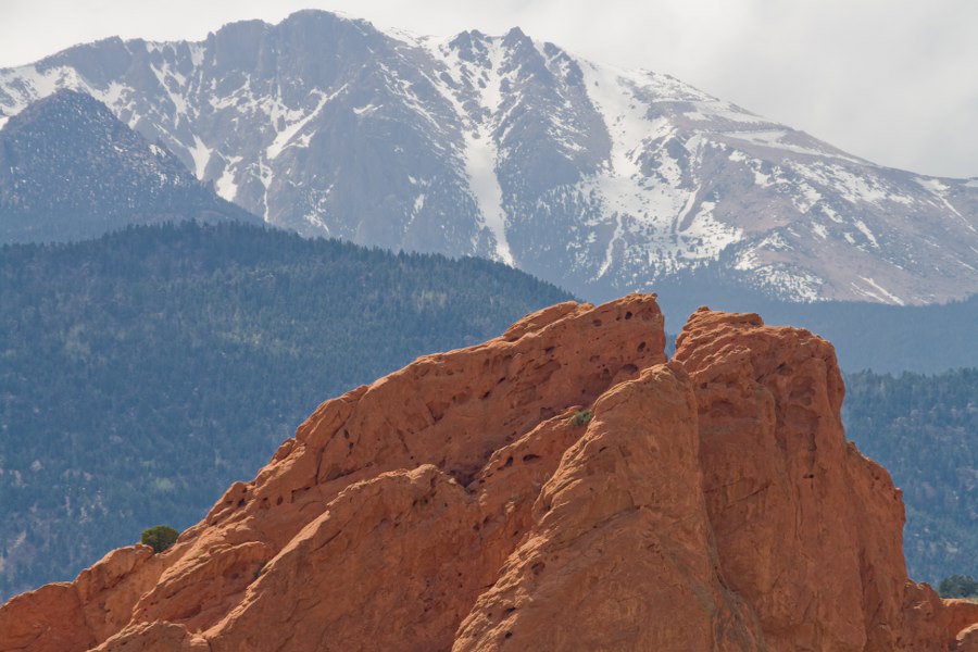 Es lag noch Schnee auf den Bergen
