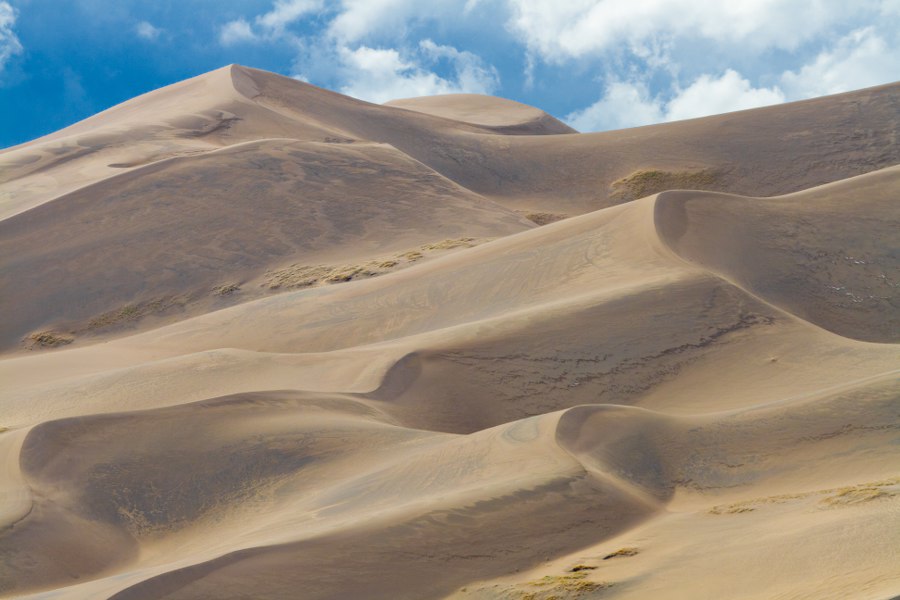 Sand: tausende Meilen vom Meer entfernt