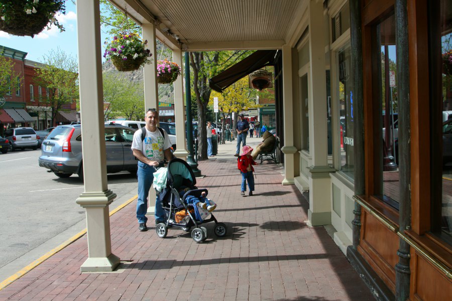 Spaziergang im hübschen Durango (trotz Schmerzen)