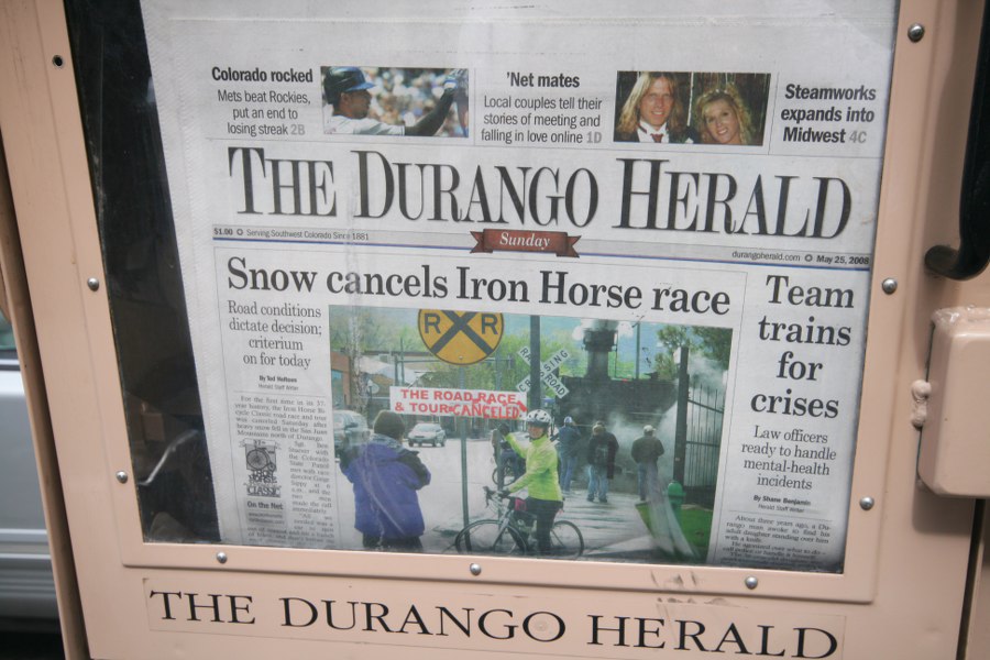 Das Radrennen am Vortag wurde gecancelled