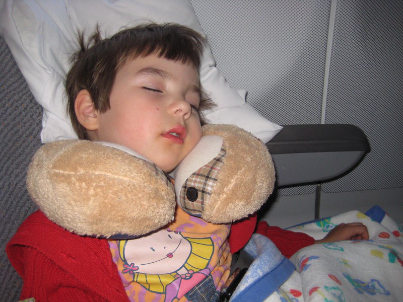 Sie schläft dann aber auch irgendwann ein