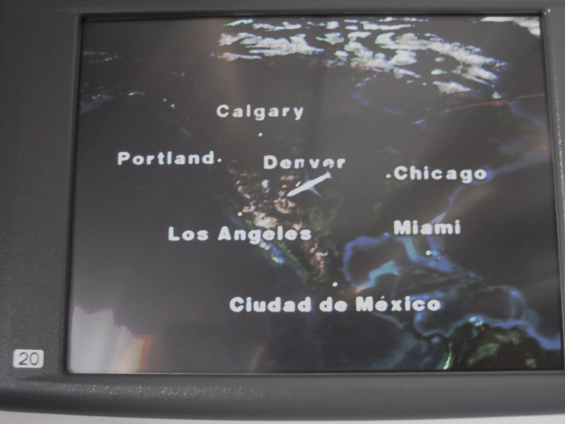 Wir erreichen das Ziel unseres Fluges: Denver