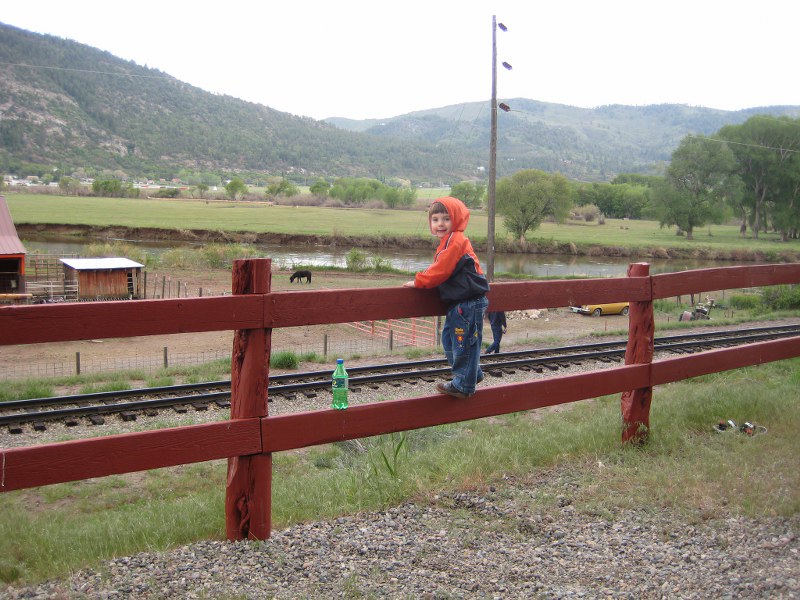 Warten auf die nächste Eisenbahn