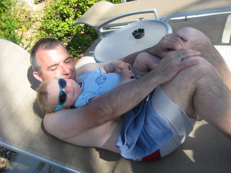 Papa und Tim