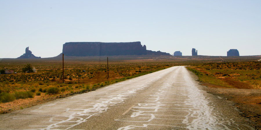 Morgendlicher Blick auf Monument Valley