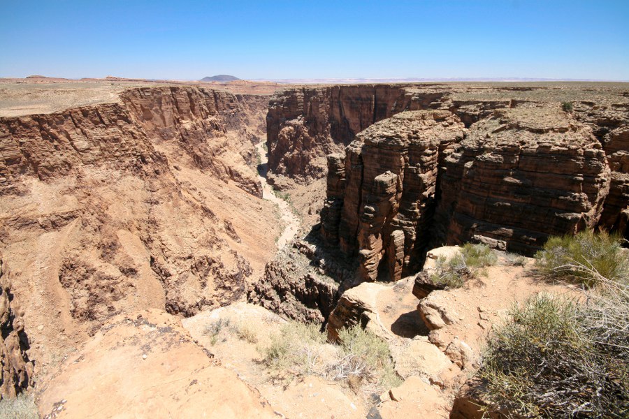 Little Colorado River. Auch schon beeindruckend, aber deutlich kleiner als der große Bruder