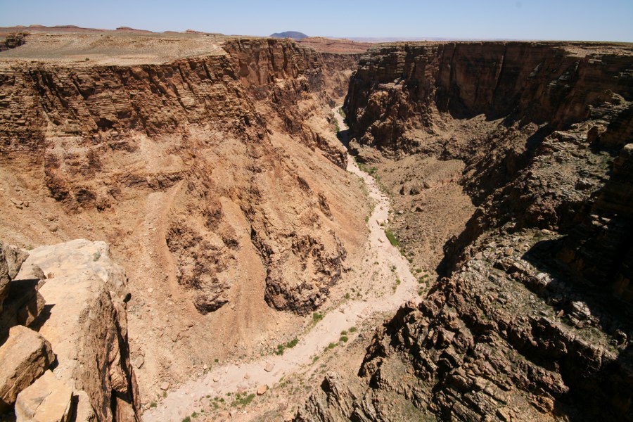 Little Colorado River. Auch schon beeindruckend, aber deutlich kleiner als der große Bruder