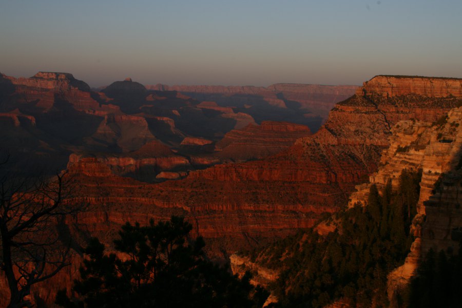 Sunset am Grand Canyon