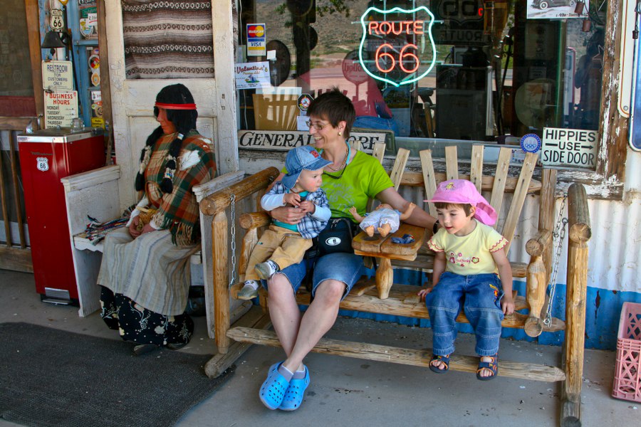 Eingang des Hackberry Store