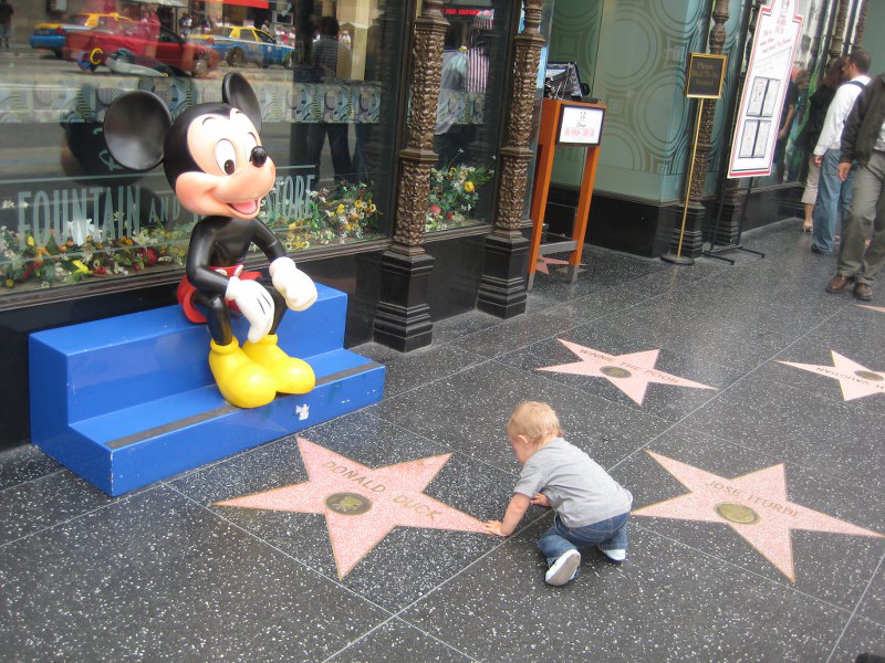Gegenüber von Mann´s Chinese Theatre war ein Disney-Store