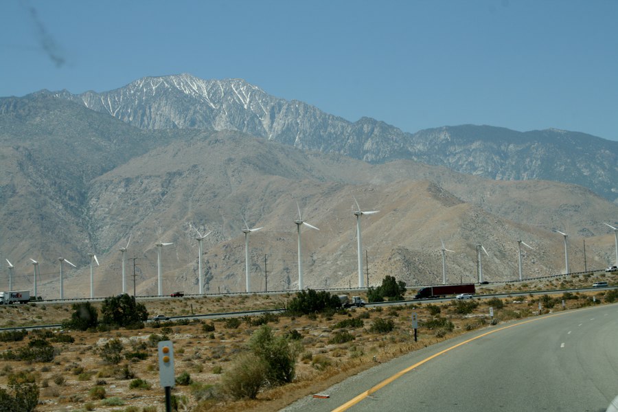 Auf dem Weg nach Westen in Richtung Los Angeles