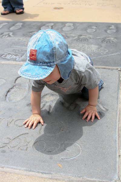 Und Tim ist da ... bei Mann´s Chinese Theatre