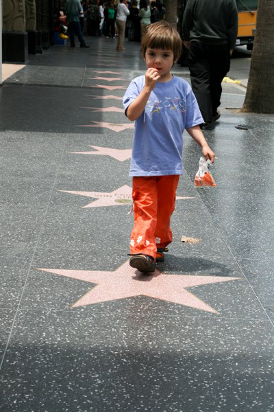 Svenja geht den Walk of Fame