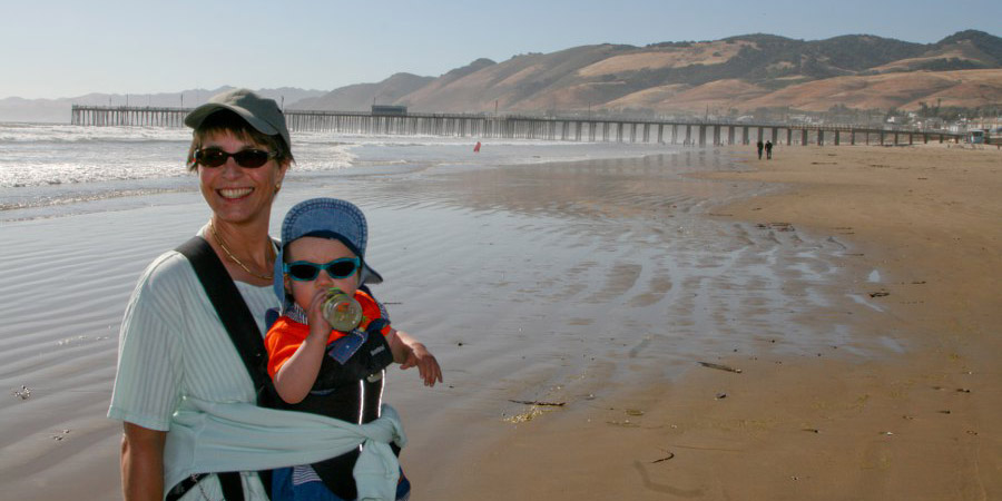 Am Strand von Pismo Beach