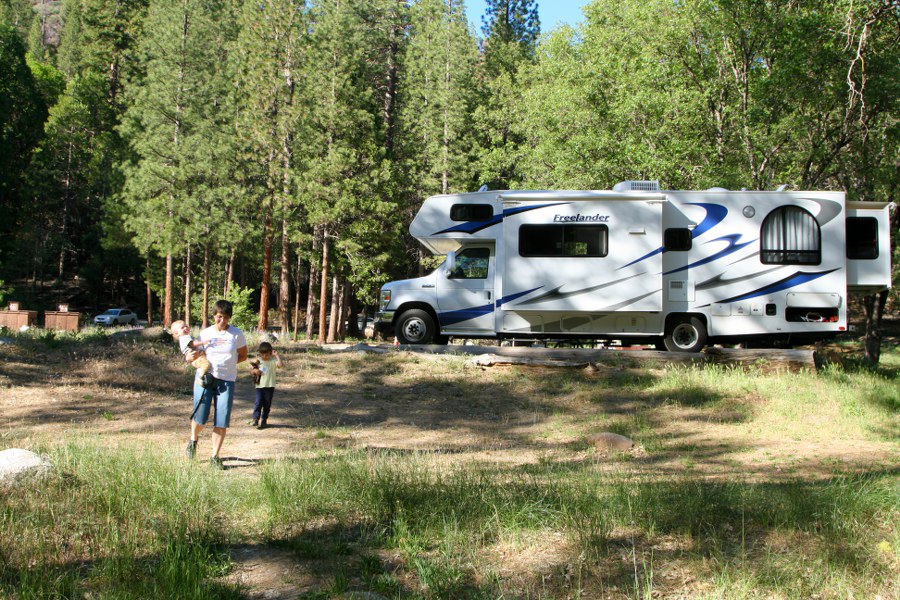 Unser Wohnmobil im Yosemite NP