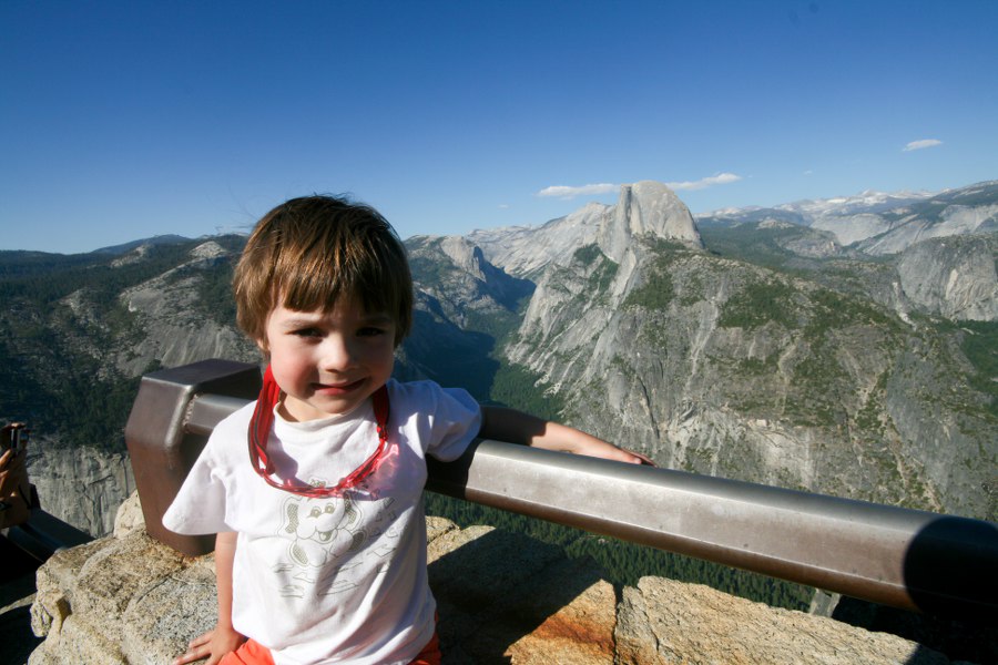 Svenja im Yosemite NP
