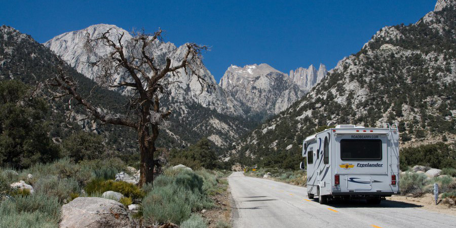 Fahrt zum Mount Whitney