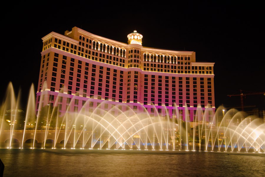 Wasserspiele vor dem Bellagio (Oceans Eleven)