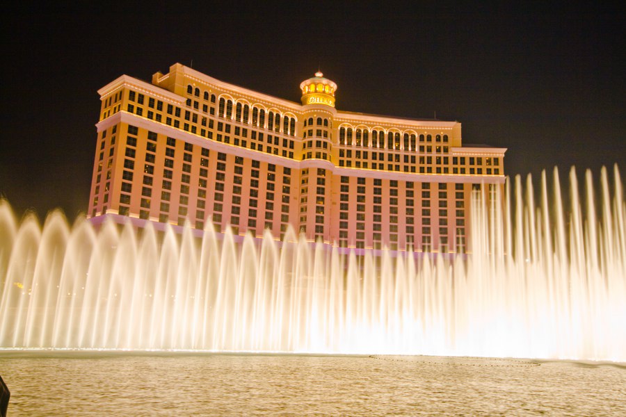 Wasserspiele vor dem Bellagio (Oceans Eleven)