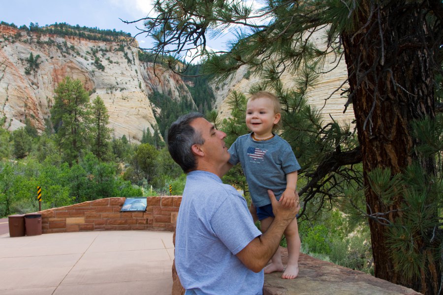 Pause im Zion NP