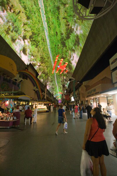 Die Experience in der Fremont Street