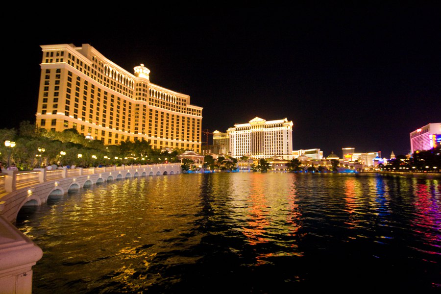 Das Bellagio bei Nacht