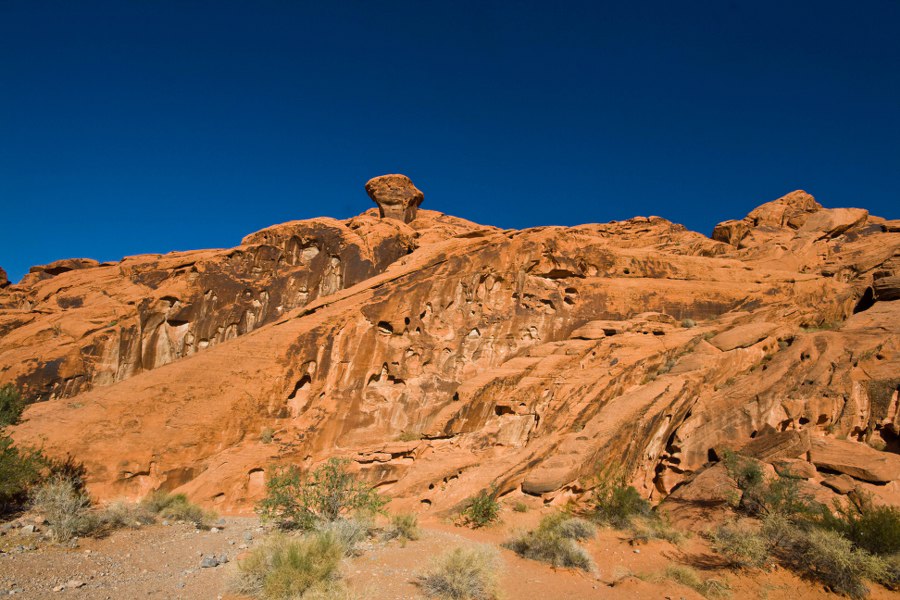 Das Valley of Fire macht seinem Namen alle Ehre