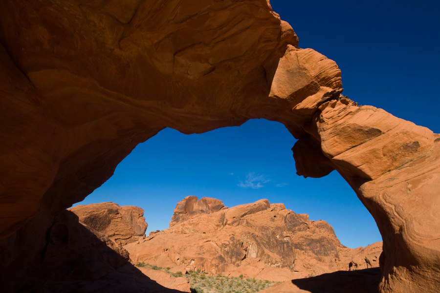 Der Arch Rock im Valley of Fire State Park