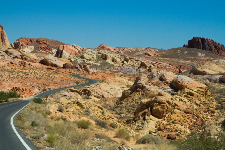 Farbenpracht im Valley of Fire SP