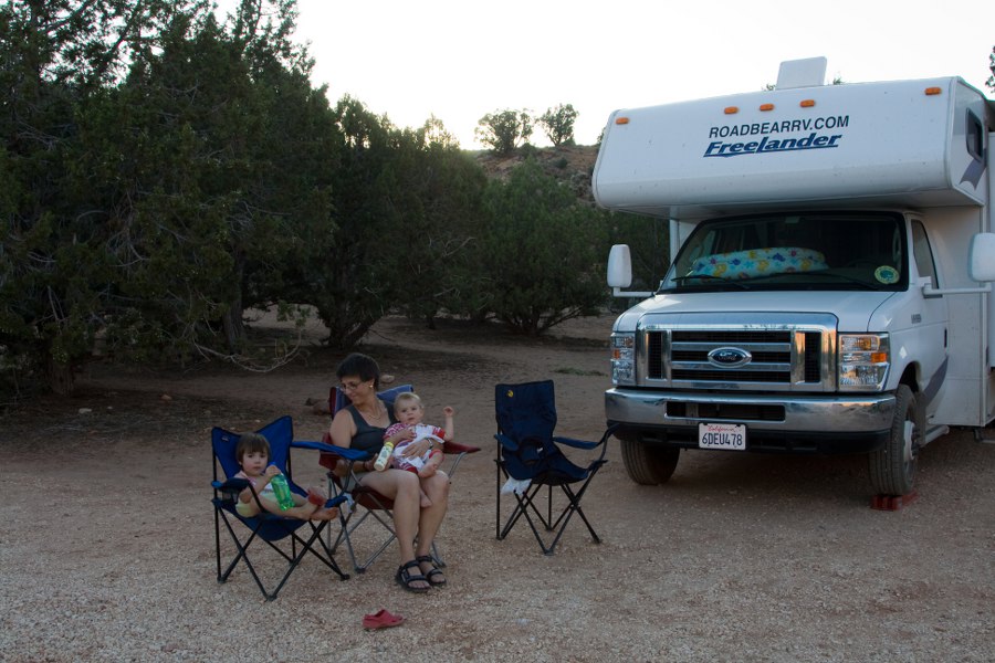 Abends am Stateline Campground