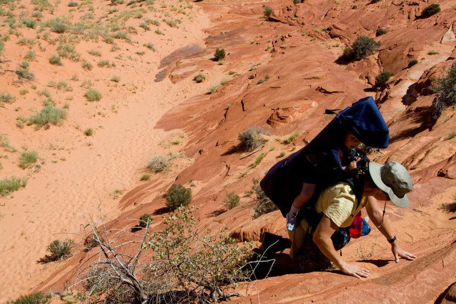 Zum Schluss gehts ganz schön steil hoch