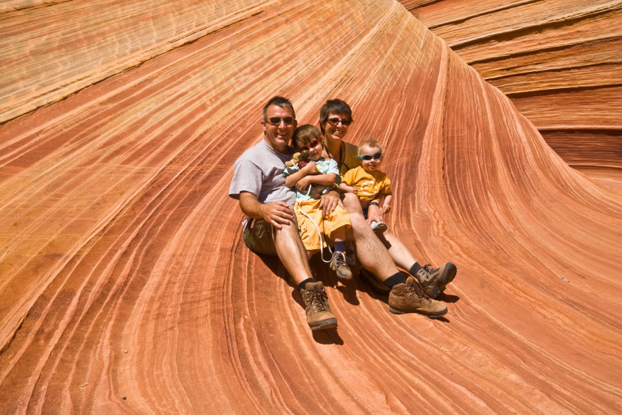 Die Familie Peter in der Wave