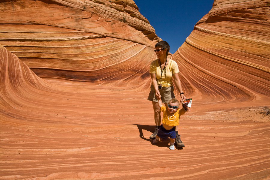 Petra und Tim in der Wave