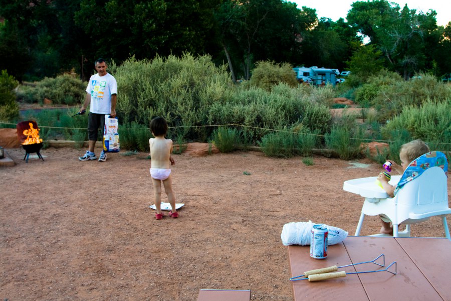 Am Watchman Campground im Zion NP