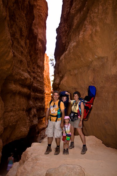 Familie Peter im Bryce Canyon NP (Wall Street)