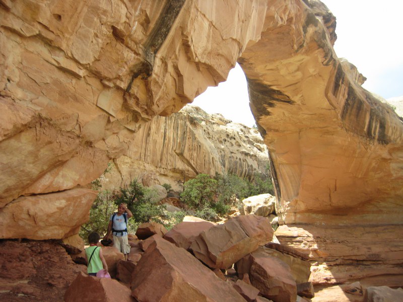 Wanderung im Capitol Reef NP zur Hickman Bridge