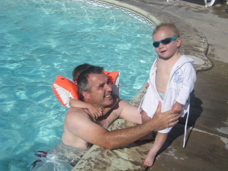 Am Pool des Canyonlands RV Park in Moab