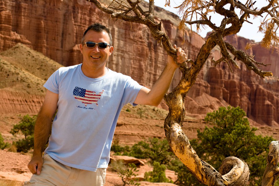 Uwe im Capitol Reef NP