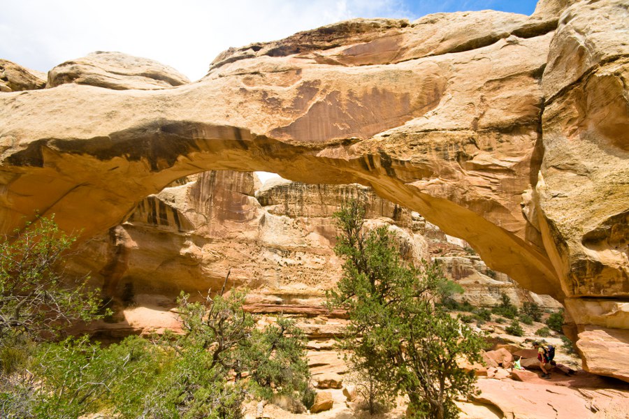 Die Hickman Bridge im Capitol Reef NP