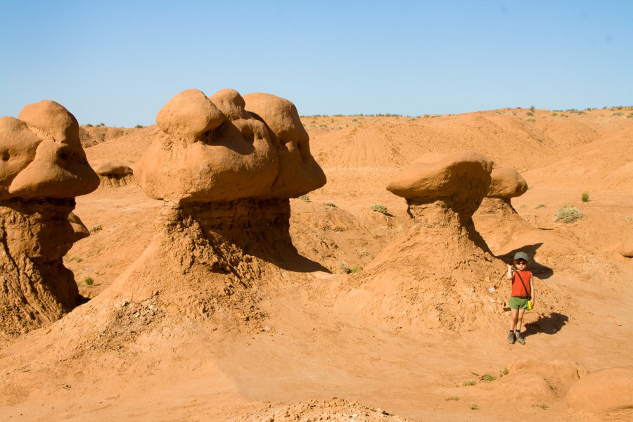 Größenverhältnis Svenja und Goblins