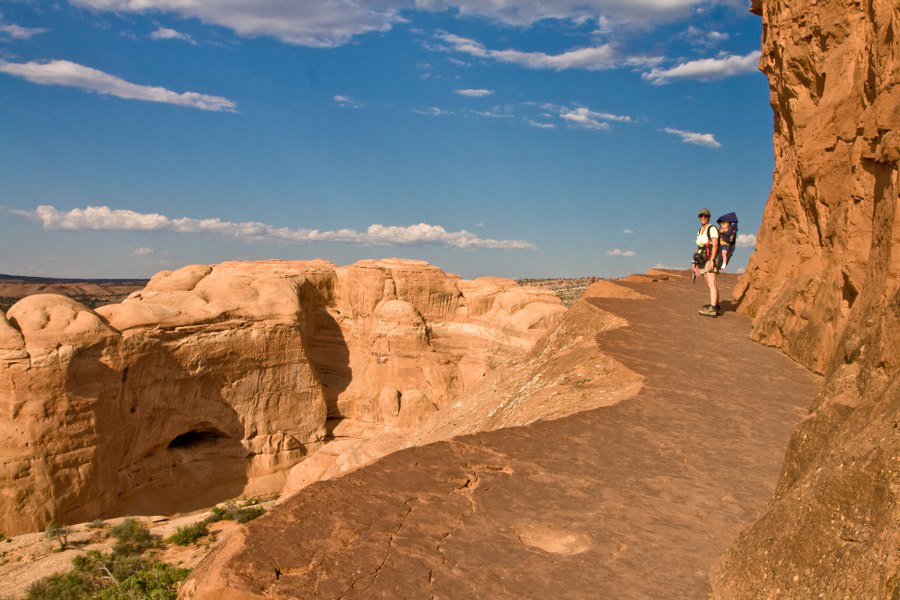 Kurz vor dem Delicate Arch