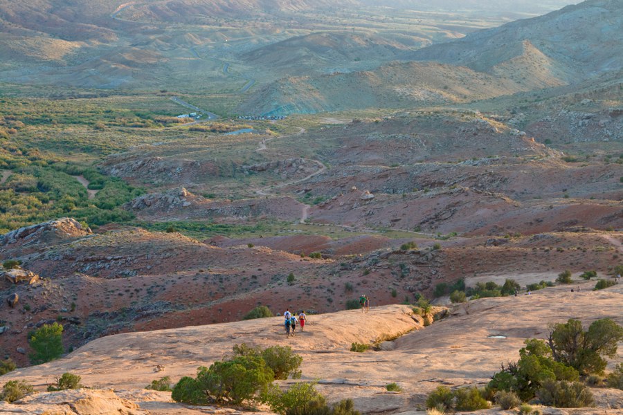 Auf dem Rückweg vom Delicate Arch