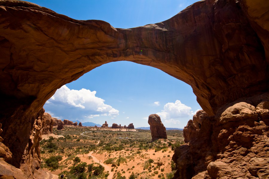 Der Double Arch im Arches NP