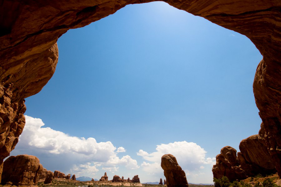 Der Double Arch im Arches NP