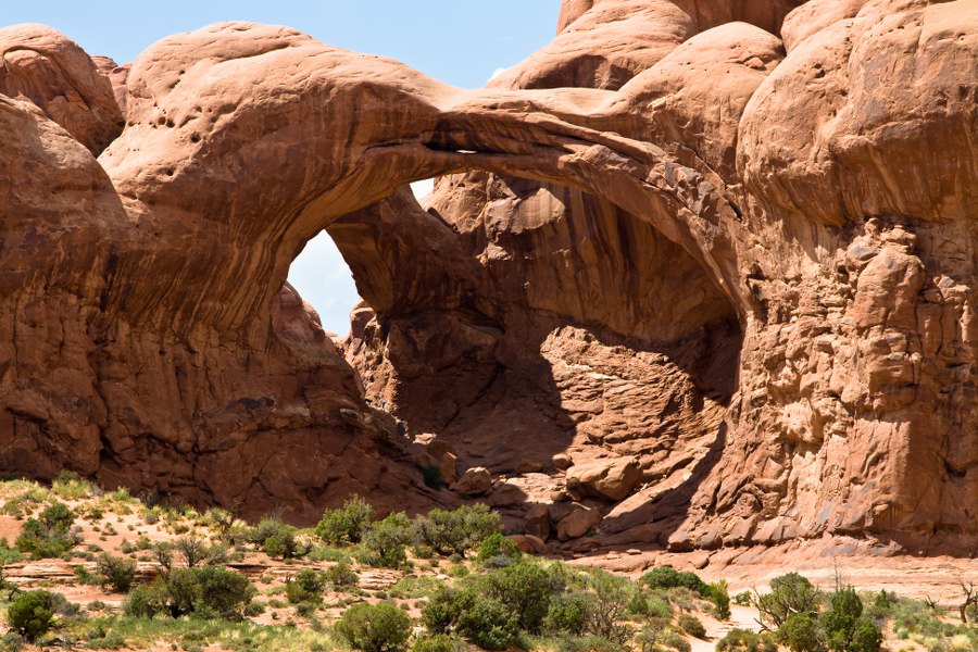 Der Double Arch im Arches NP