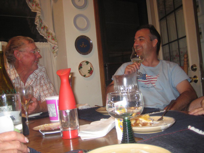 Bob am Vorabend von Shirley´s Geburtstag