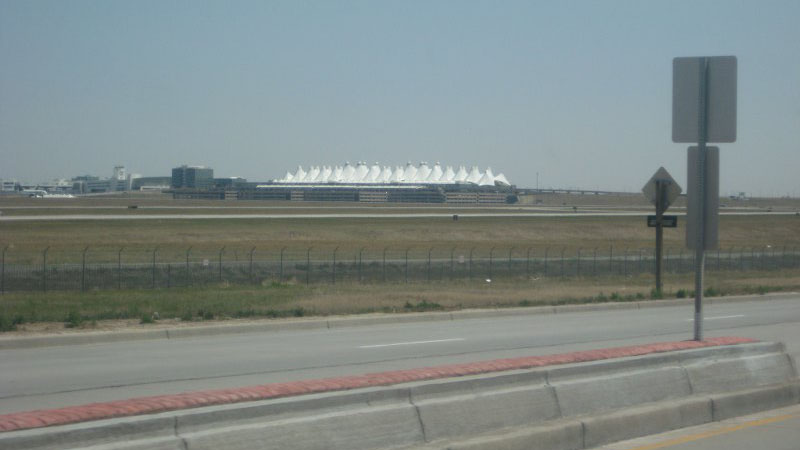 Anfahrt zum Denver Flughafen