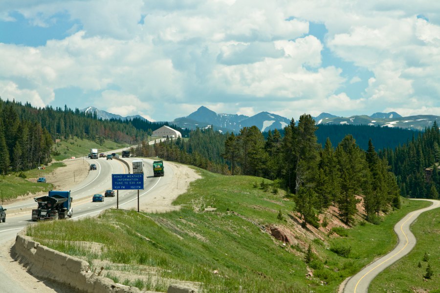 Auf der I-70 nach Denver