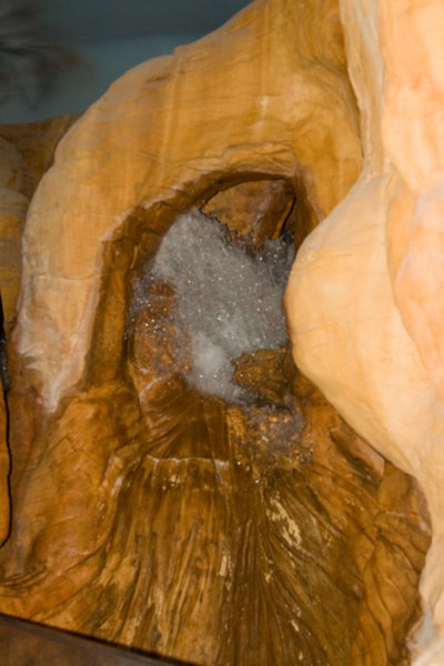 Im Denver Aquarium - Darstellung einer Flash-Flood