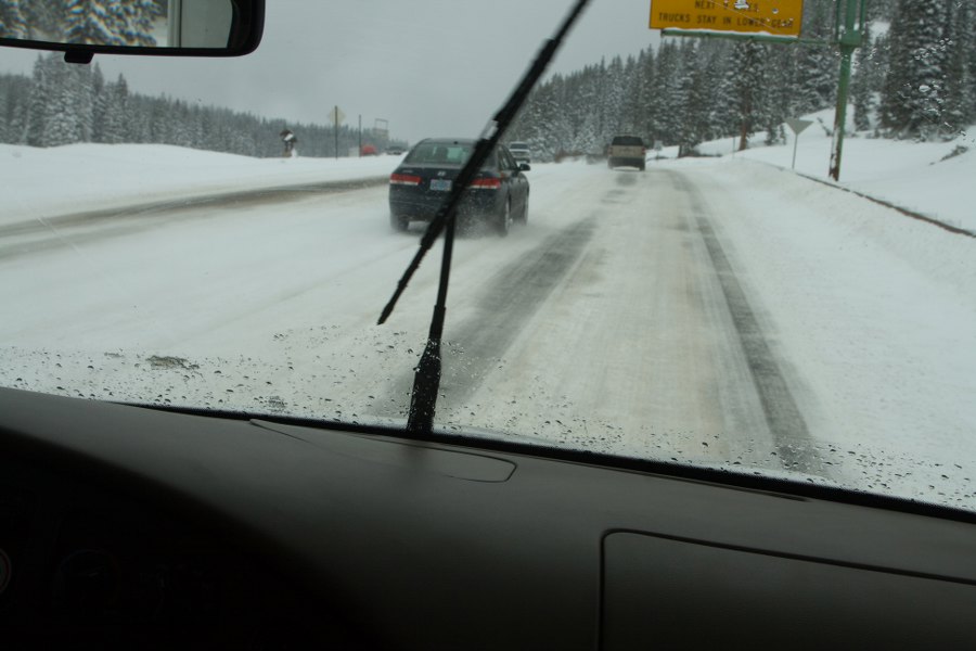 Herausforderung für die Fahrerin